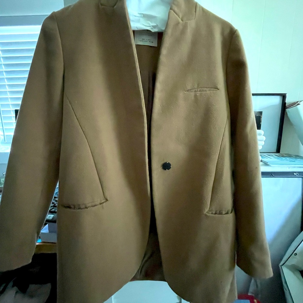 Zara camel coat